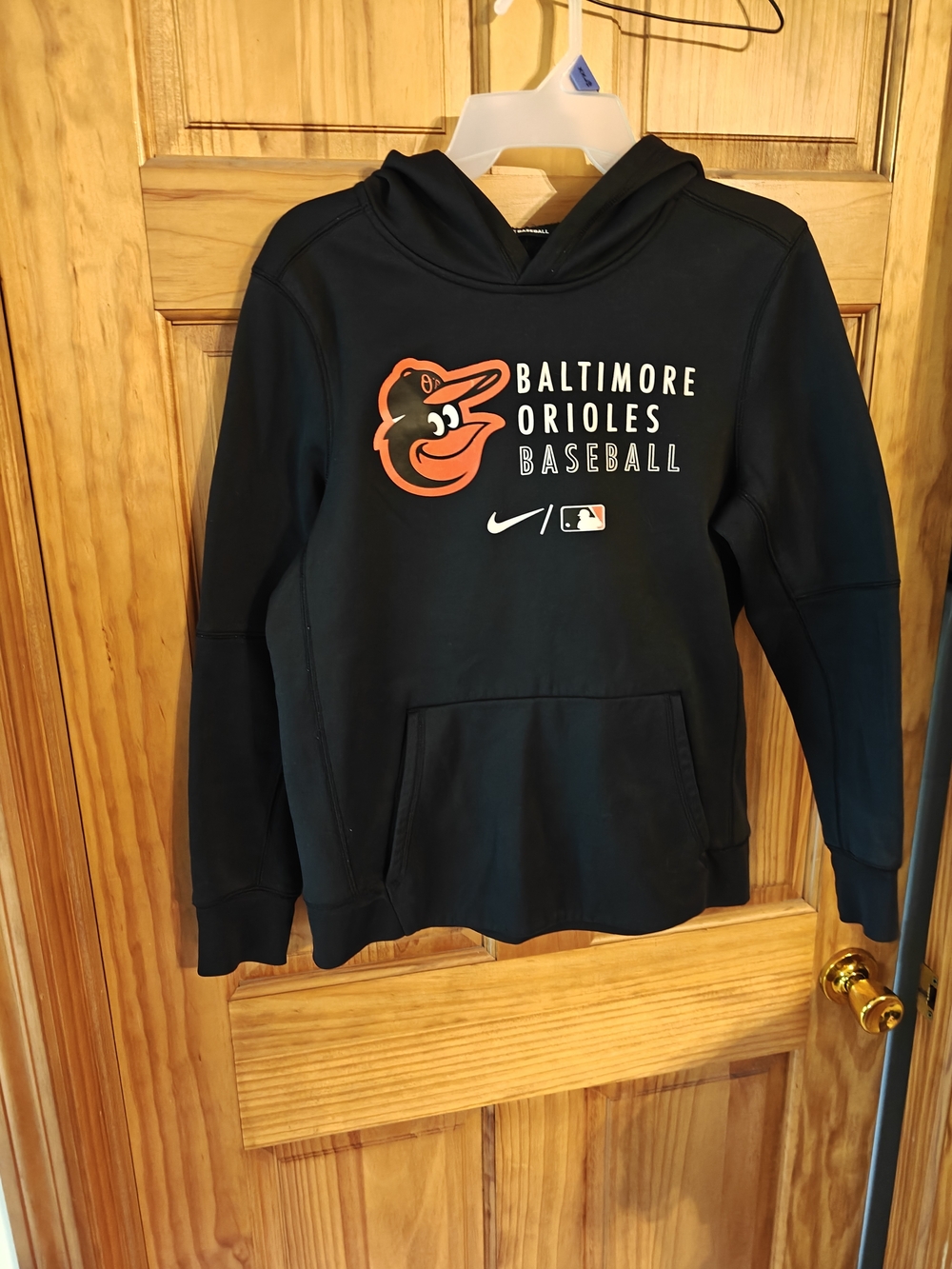 Nike Baltimore Orioles Baseball Black & Orange Hoodie